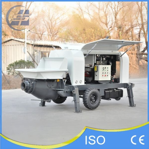 Diesel Concrete Trailer Pump