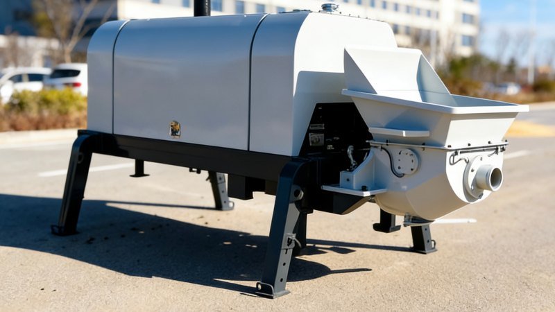 HBT30 Diesel Concrete Trailer Pump Photo 1
