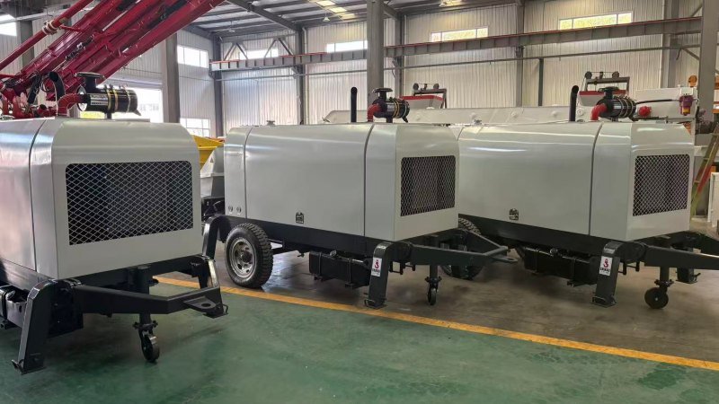 HBT30 Diesel Concrete Trailer Pump Photo 2