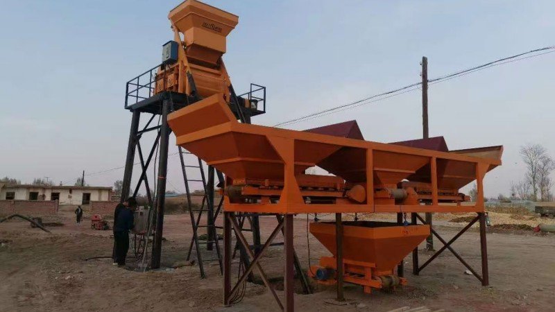 HZS35 Stationary Concrete Batching Plant Photo 2