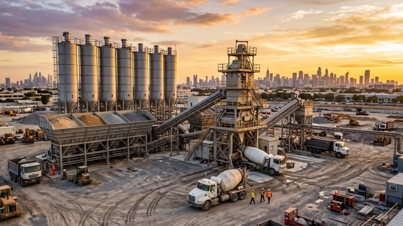 Modern Concrete Batching Plant