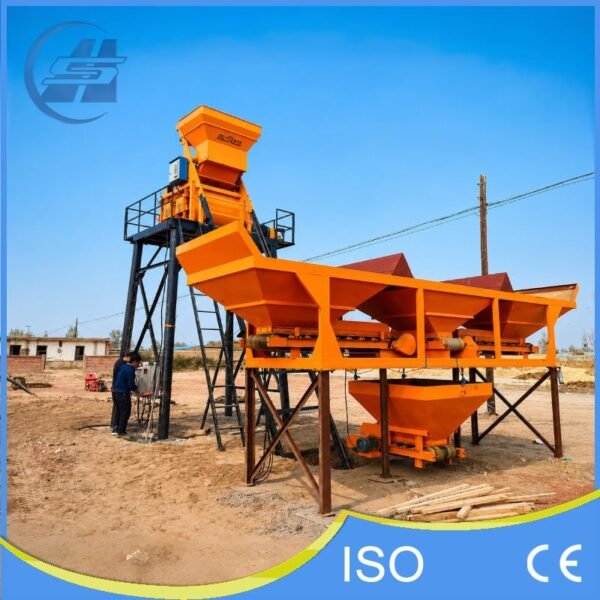 ShangHe HZS35 Stationary Concrete Batching Plant