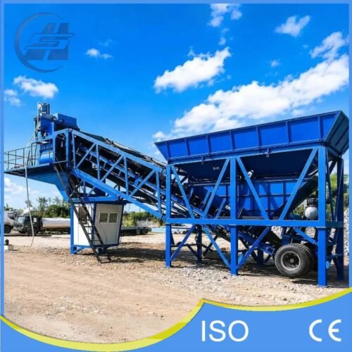 YHZS35 Mobile Concrete Batching Plant