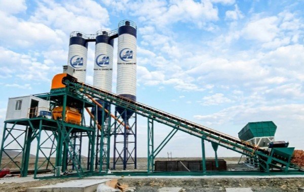 stationary concrete plant