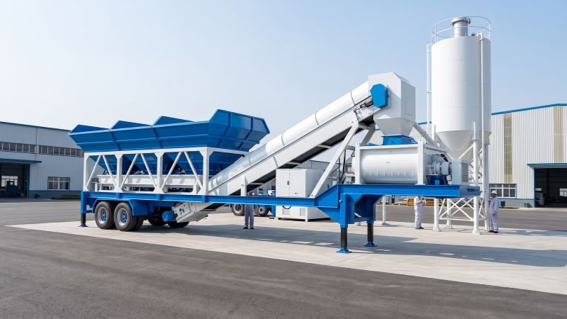 Brand New Mobile Concrete Batching Plant