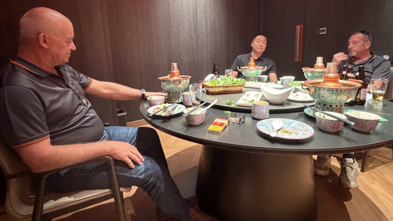 Hosting Australian Clients With Traditional Chinese Hot Pot Dinner