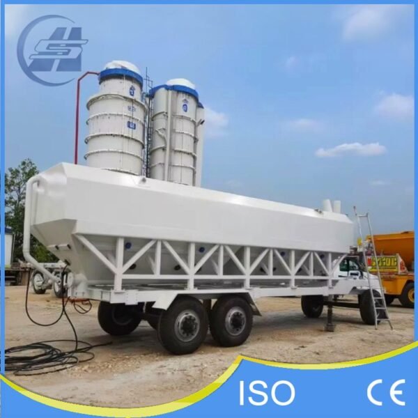 ShangHe 40T-100T Horizontal Cement Silo ShangHe 40T-100T Horizontal Cement Silo