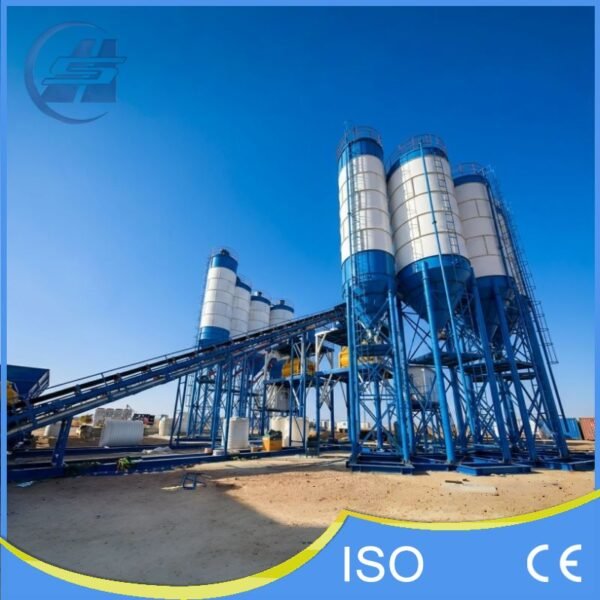 ShangHe HZS180 Stationary Concrete Batching Plant ShangHe HZS180 Stationary Concrete Batching Plant