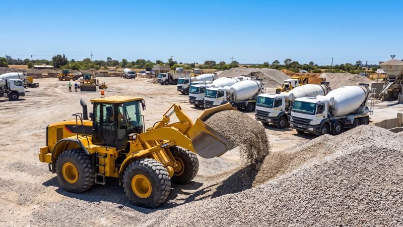 Wheel Loader and Transit Mixer Trucks Fleet