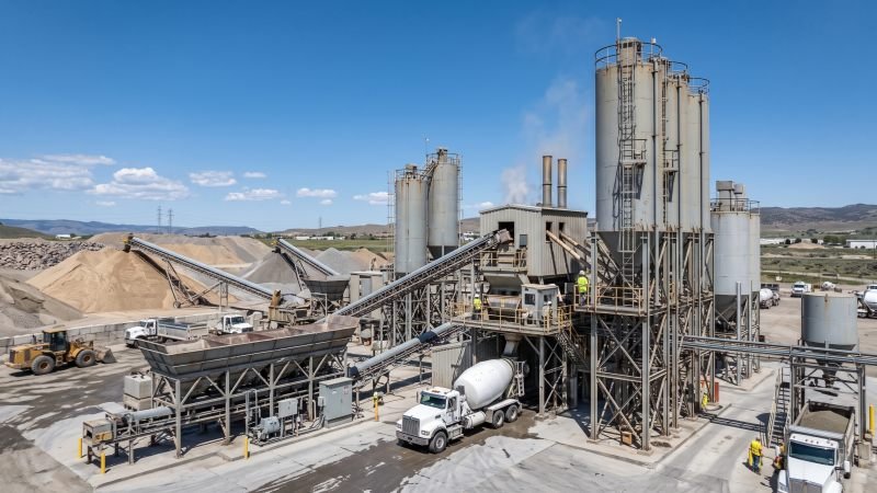 Modern Concrete Batching Plant
