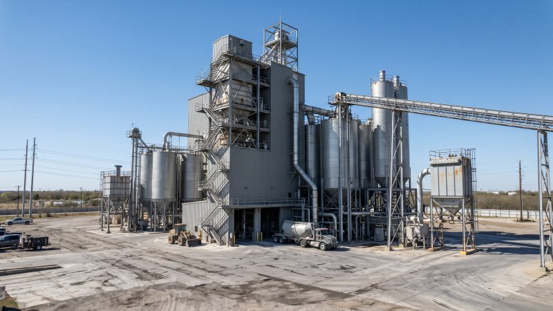 Modern Dry Mortar Batching Plant Facility